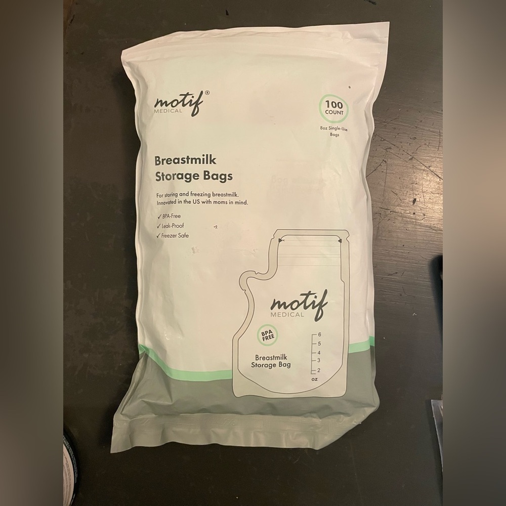 New Motif Breastmilk Storage Bags